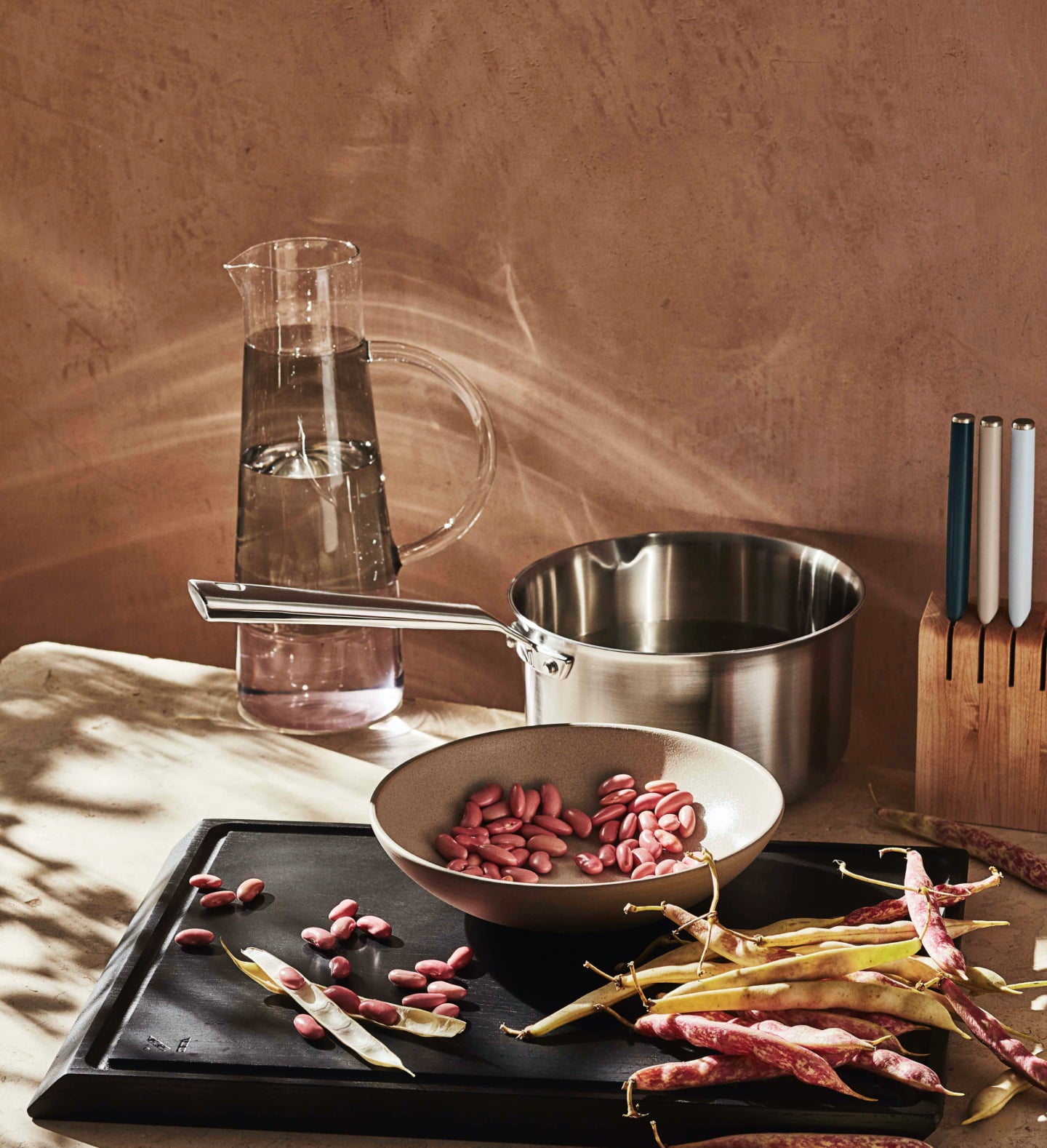 Material The Table Knives Set in Glazed